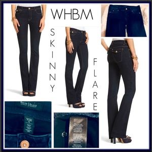 WHBM Skinny Flare Jeans